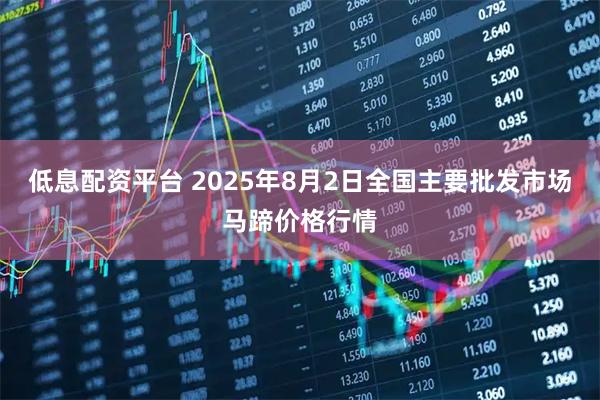 低息配资平台 2025年8月2日全国主要批发市场马蹄价格行情