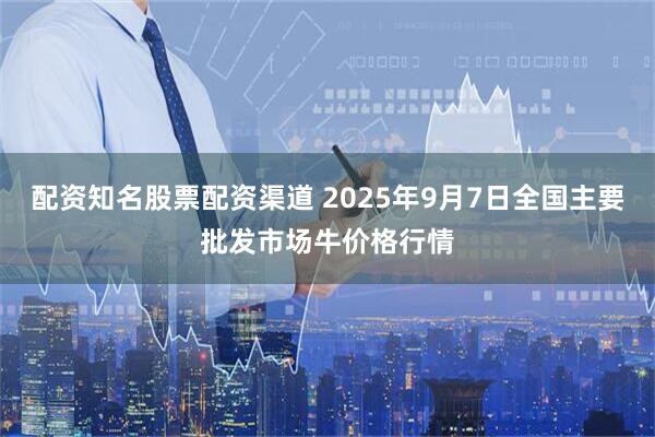 配资知名股票配资渠道 2025年9月7日全国主要批发市场牛价格行情